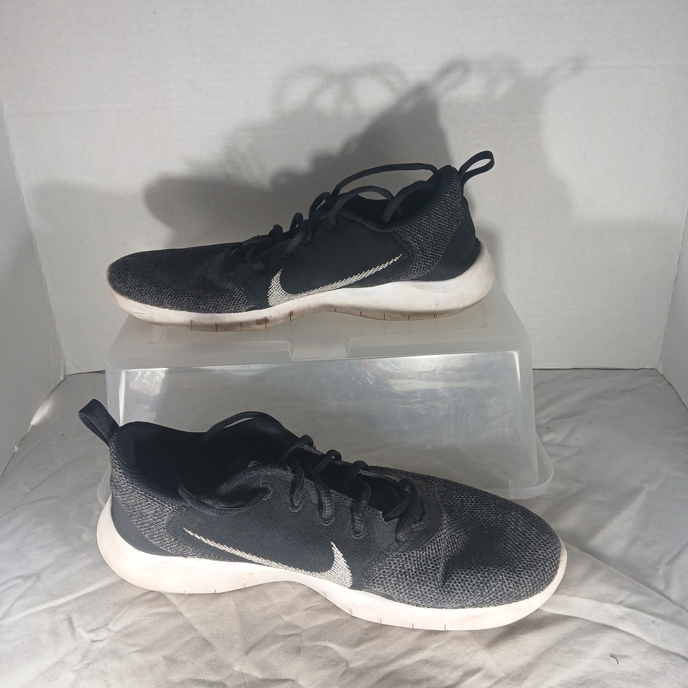 Nike Flex‎ Experience Run 10 Mens Black White Running Shoes CI9964-002 Size 10 - Picture 2 of 9
